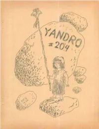 YANDRO Originally So You Have an Idea of What They're Like