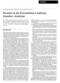 Fortunian GSSP.Pdf
