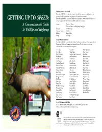 GETTING up to SPEED: a Conservationist's Guide to Wildlife