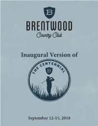 Inaugural Version Of