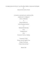 Investigating Innovation Practice: Cross-Disciplinary Studies in International Development by Pierce Edward Cornelius Gordon