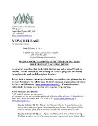 NEWS RELEASE for Immediate Release