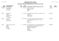 Roscommon County Council Time : 09:44:23 Page : 1 P L a N N I N G a P P L I C a T I O N S Planning Applications Granted from 29/09/2003 to 03/10/2003
