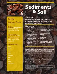 Sediments Soil