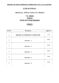 T.S. Singh Versus State of Uttar Pradesh Index