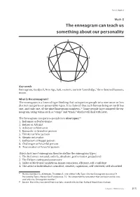 The Enneagram Can Teach Us Something About Our Personality
