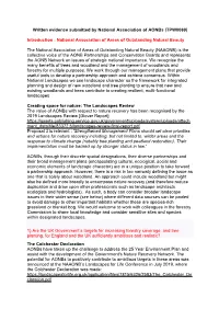 Written Evidence Submitted by National Association of Aonbs (TPW0069)