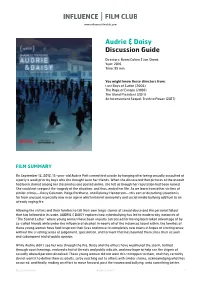 Audrie & Daisy Discussion Guide