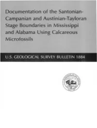 Campanian and Austinian-Tayloran Stage Boundaries in Mississippi and Alabama Using Calcareous Microfossils