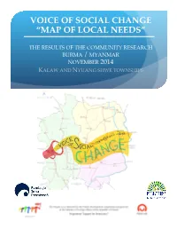Map of Local Needs”