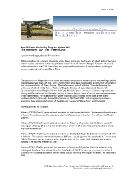 Sierra Leone Trial Monitoring Program Weekly Report