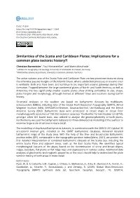 Similarities of the Scotia and Caribbean Plates: Implications for a Common Plate Tectonic History?!