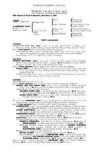 TUESDAY OCTOBER 16TH 2001 YEARLING, from Barton Stud, Agent the Property of Haltuna Bloodstock