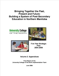 2004-2009 UCN Strategic Plan Appendices.Pdf