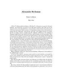 Alexander Berkman