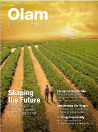 Shaping the Future How Olam Is Driving Sustainable Growth While Solving for Risk