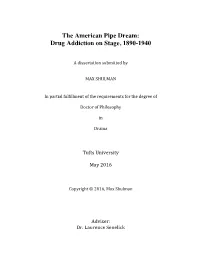 M. Shulman, the American Pipe Dream, Dissertation