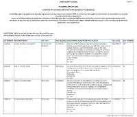 Report Weekly Lists Planning Applications Granted