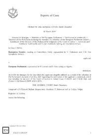 Reports of Cases