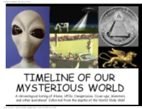 Timeline of Our Mysterious World.Pdf