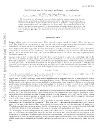 Acceleration Due to Buoyancy and Mass Renormalization