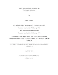 Batio3 Based Materials for Piezoelectric and Electro-Optic Applications