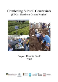 Combating Subsoil Constraints (SIP08: Northern Grains Region)