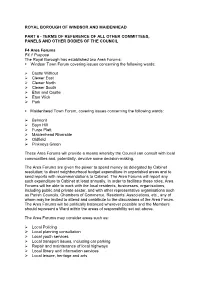 Royal Borough of Windsor and Maidenhead Part 6