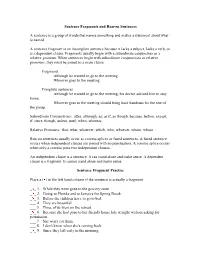 Sentence Fragments and Run-On Sentences