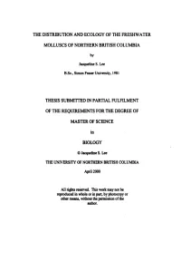 The Distribution and Ecology of the Freshwater