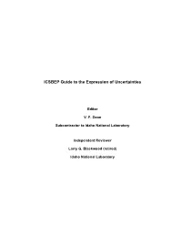 Uncertainty Guide