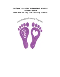 Iowa Newborn Screening Program Annual Report