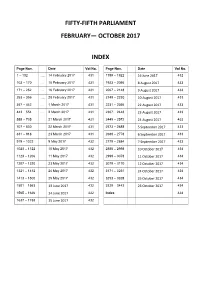 October 2017 Index