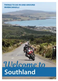 Things to Do in and Around Invercargill!