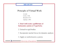 Virtual Work