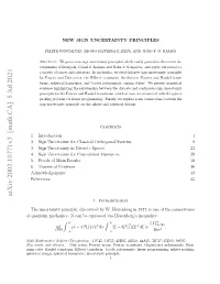 Arxiv:2003.10771V3 [Math.CA] 5 Jul 2021 Fqatmmcais Tcnb Xrse I Esnegsinequa Heisenberg’S Via Expressed Be Can It Mechanics