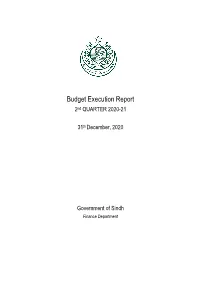 Budget Execution Report 2Nd QUARTER 2020-21