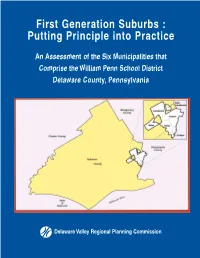 First Generation Suburbs : Putting Principle Into Practice