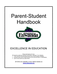 Parent-Student Handbook