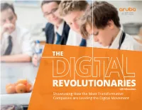 Showcasing How the Most Transformative Companies Are