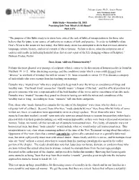 11.18.15 Homosexuality Practicing Safe Text, Pt. 3