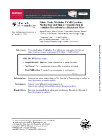 Histidine Decarboxylase Knockout Mice Production and Signal