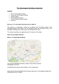 The Symington Building Induction