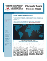 Global Threat Assessment for 2011*
