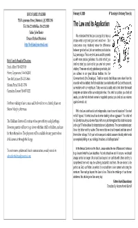 The Law and Its Application