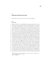 Hyperspectral Remote Sensing