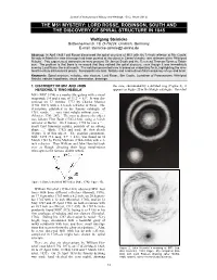 Lord Rosse, Robinson, South and the Discovery of Spiral Structure in 1845