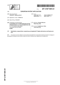 Ophthtalmic Compositions Comprising Prostaglandin F2 Alpha Derivatives and Hyaluronic Acid