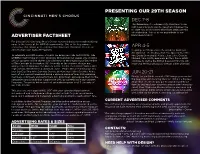 Presenting Our 29Th Season