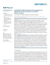 Quantitative High-Resolution Reexamination of a Hypothesized